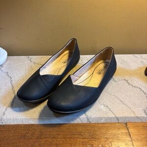LifeStride‎ Notorious Black Flats Women’s 11M Soft System Comfort Shoes